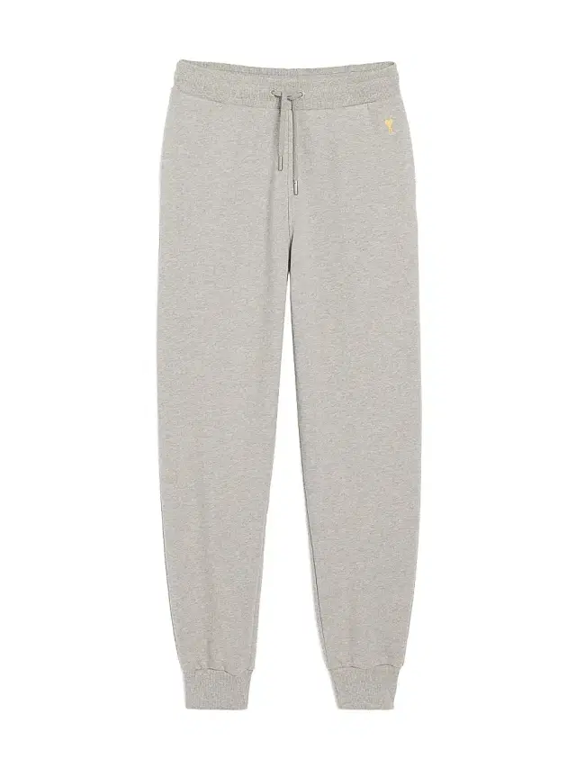 Men's Ami De Coeur Logo-Embroidered Cotton Sweatpants - Gris Chine Clair