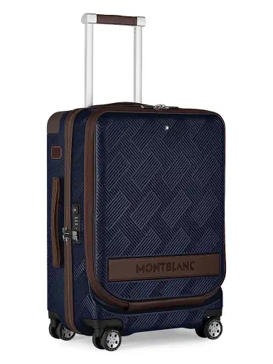 Montblanc #MY4810 Trolley Cabin Extreme Suitcase - Blue | Thumbnail 2 Montblanc #MY4810 Trolley Cabin Extreme Suitcase - Blue | Thumbnail 2
