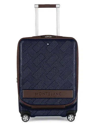 Montblanc #MY4810 Trolley Cabin Extreme Suitcase - Blue | Thumbnail 1 Montblanc #MY4810 Trolley Cabin Extreme Suitcase - Blue | Thumbnail 1