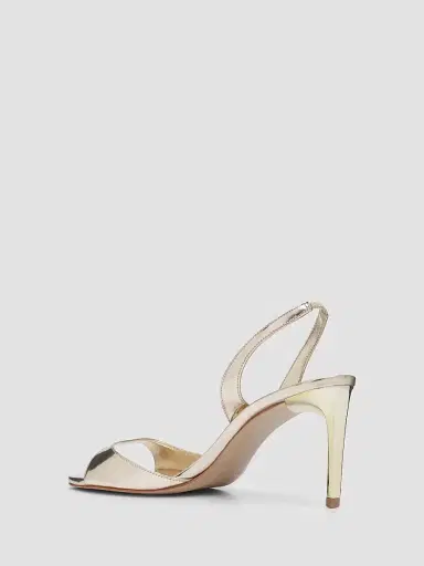 Schutz Women's Scarlett Leather Slingback Sandals - Platinum - Size 9.5 | Thumbnail 4 Schutz Women's Scarlett Leather Slingback Sandals - Platinum - Size 9.5 | Thumbnail 4