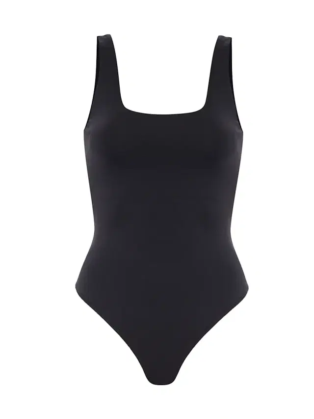 Good American Women's Sculpting Modern Tank Bodysuit - Black