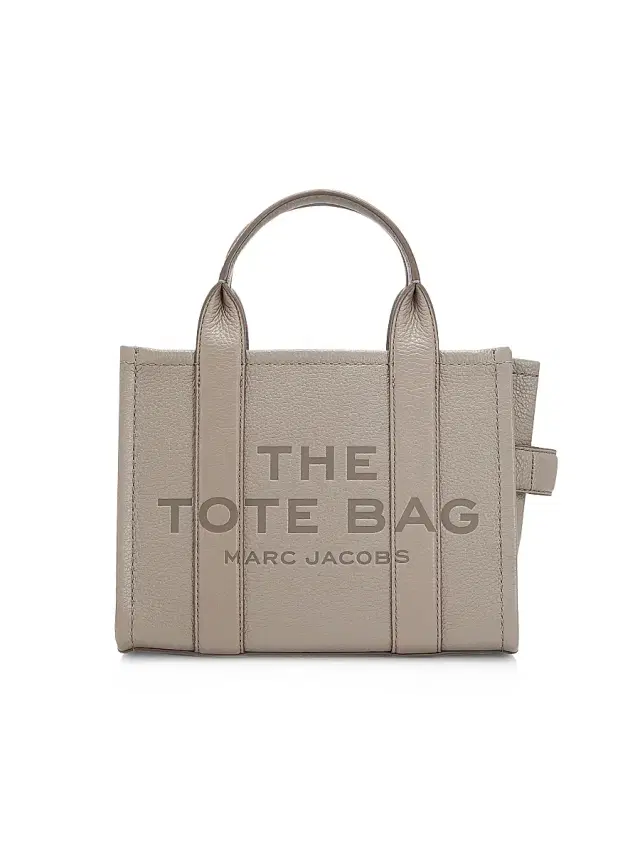 Marc Jacobs Women's The Leather  Tote Bag - Cement