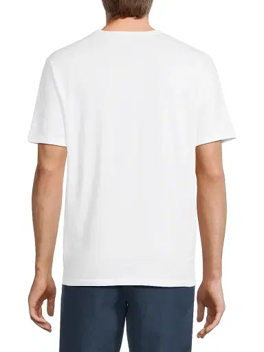 Vince Men's Garment-Dyed Crewneck T-Shirt - Optic White - Size XXL | Thumbnail 5