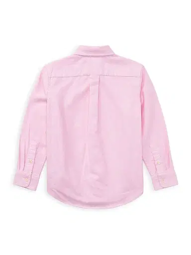 Polo Ralph Lauren Little Boy's & Boy's Cotton Oxford Sport Shirt - New Rose - Size 3 | Thumbnail 3 Polo Ralph Lauren Little Boy's & Boy's Cotton Oxford Sport Shirt - New Rose - Size 3 | Thumbnail 3