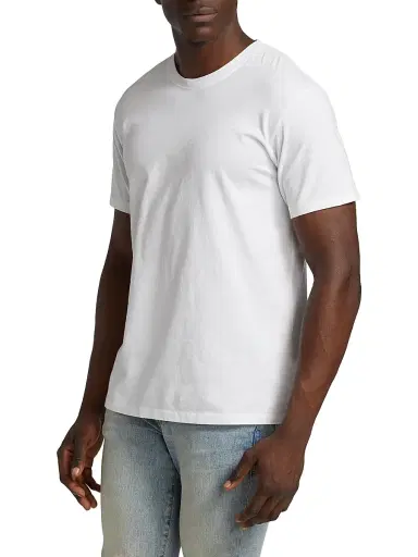 Frame Men's Logo Cotton T-Shirt | Thumbnail 4 Frame Men's Logo Cotton T-Shirt | Thumbnail 4