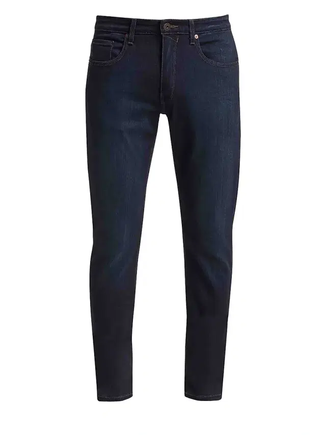 PAIGE Federal Stretch Slim-Straight Jeans - Cellar - Size 40