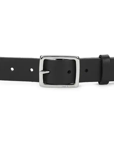 rag & bone Women's Boyfriend Leather Belt - Black | Thumbnail 2 rag & bone Women's Boyfriend Leather Belt - Black | Thumbnail 2
