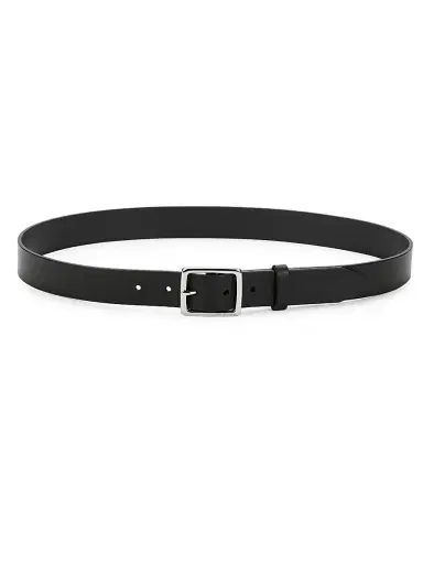 rag & bone Women's Boyfriend Leather Belt - Black | Thumbnail 1 rag & bone Women's Boyfriend Leather Belt - Black | Thumbnail 1