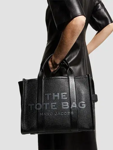 Marc Jacobs Women's Leather Tote Bag - Black | Thumbnail 3 Marc Jacobs Women's Leather Tote Bag - Black | Thumbnail 3