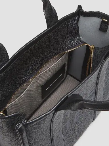 Marc Jacobs Women's Leather Tote Bag - Black | Thumbnail 4 Marc Jacobs Women's Leather Tote Bag - Black | Thumbnail 4