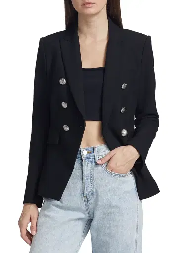 Veronica Beard Women's Miller Dickey Jacket - Black - Size 8 | Thumbnail 3 Veronica Beard Women's Miller Dickey Jacket - Black - Size 8 | Thumbnail 3