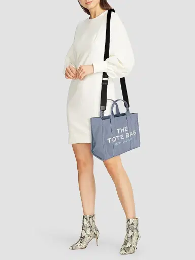 Marc Jacobs Women's The Medium Tote - Blue Shadow | Thumbnail 2 Marc Jacobs Women's The Medium Tote - Blue Shadow | Thumbnail 2