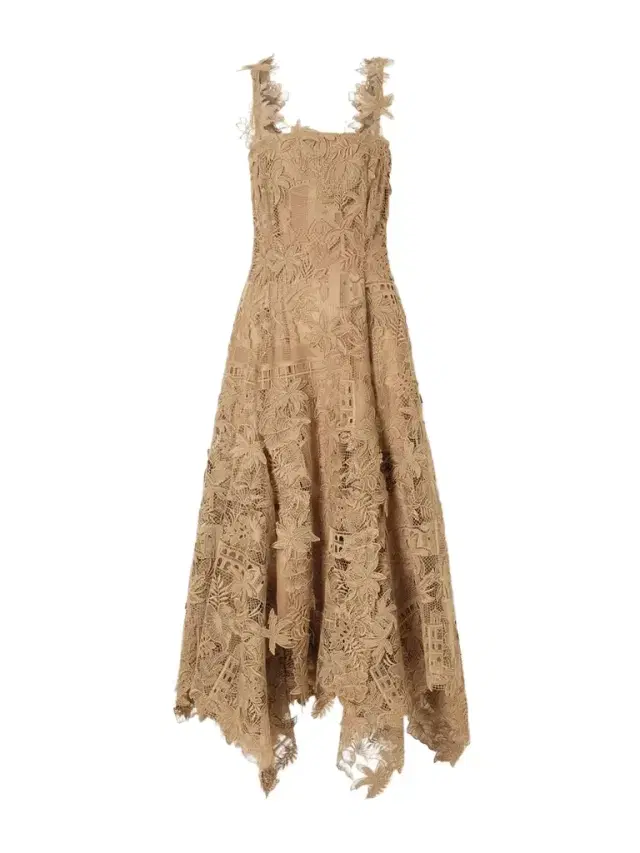 Guipure-lace Midi Dress
