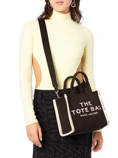 Marc Jacobs Women's The Jacquard Small Tote Bag - Black | Thumbnail 5