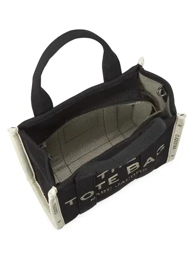 Marc Jacobs Women's The Jacquard Small Tote Bag - Black | Thumbnail 6