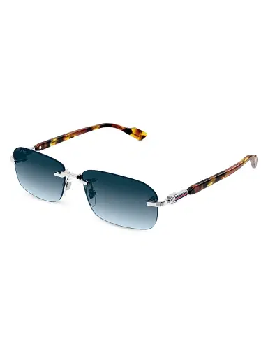 Gucci Men's 125th Street 56MM Rectangular Sunglasses | Thumbnail 1 Gucci Men's 125th Street 56MM Rectangular Sunglasses | Thumbnail 1