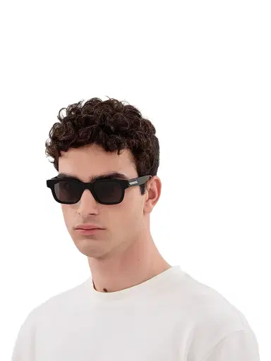 Bottega Veneta Men's Stretch Ribbon 49MM Square Sunglasses | Thumbnail 2