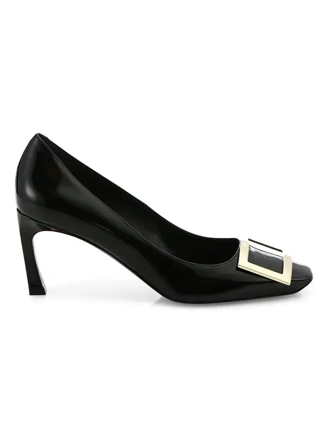 Roger Vivier Women's Belle Vivier Trompette 70MM Patent Leather Pumps - Black
