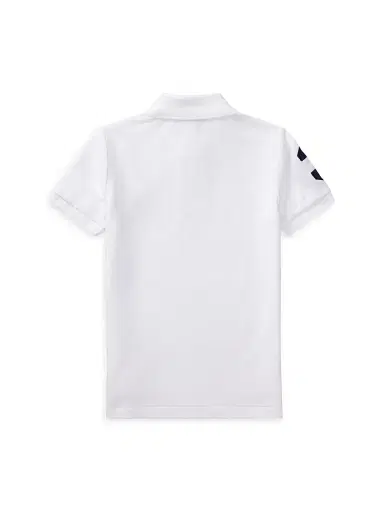 Polo Ralph Lauren Big Pony Cotton Mesh Polo - White - Size 3 | Thumbnail 3 Polo Ralph Lauren Big Pony Cotton Mesh Polo - White - Size 3 | Thumbnail 3