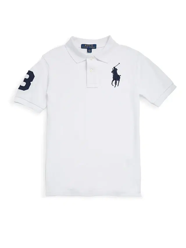 Polo Ralph Lauren Big Pony Cotton Mesh Polo - White