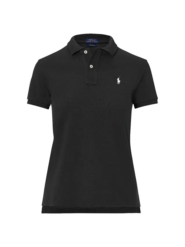 Polo Ralph Lauren Women's Classic Fit Short-Sleeve Polo - Polo Black White