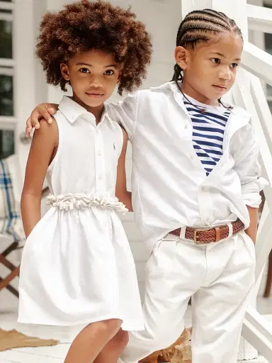 Polo Ralph Lauren Little Boy's & Boy's Cotton Oxford Sport Shirt | Thumbnail 4