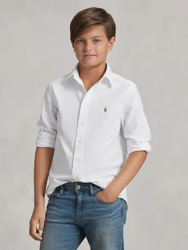 Polo Ralph Lauren Little Boy's & Boy's Cotton Oxford Sport Shirt | Thumbnail 6