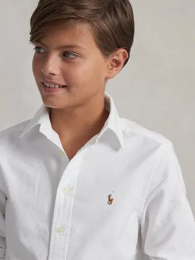 Polo Ralph Lauren Little Boy's & Boy's Cotton Oxford Sport Shirt | Thumbnail 7