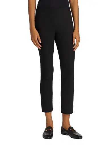 Vince Women's Bobbi Stitch-Front Seamed Mid-Rise Leggings | Thumbnail 3