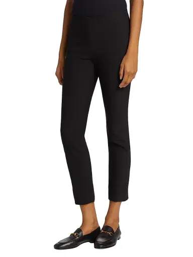 Vince Women's Bobbi Stitch-Front Seamed Mid-Rise Leggings | Thumbnail 4