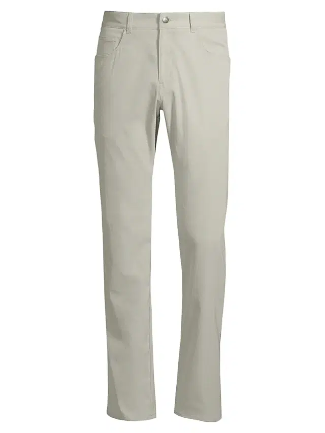 Peter Millar Men's Performance Five-Pocket Pants - British Grey