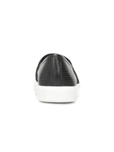 Vince Women's Blair Perforated Leather Slip-On Sneakers - Black - Size 7.5 | Thumbnail 3
