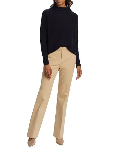 Vince Women's Funnelneck Cashmere Sweater | Thumbnail 2 Vince Women's Funnelneck Cashmere Sweater | Thumbnail 2