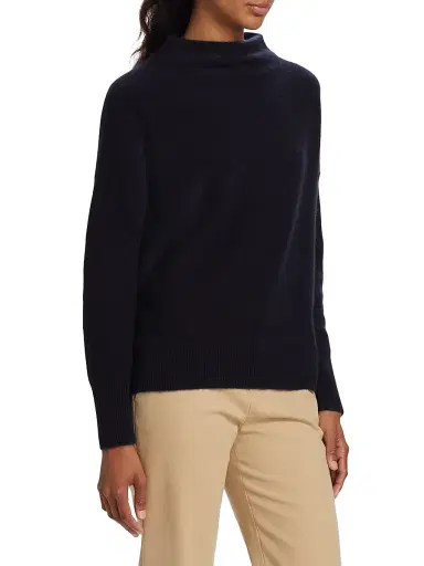 Vince Women's Funnelneck Cashmere Sweater | Thumbnail 3 Vince Women's Funnelneck Cashmere Sweater | Thumbnail 3