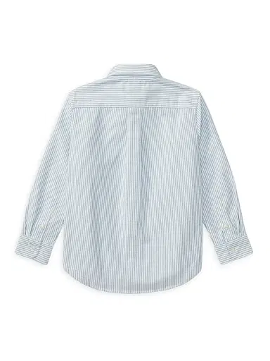 Polo Ralph Lauren Little Boy's & Boy's Cotton Oxford Sport Shirt - Light Blue - Size 3 | Thumbnail 3