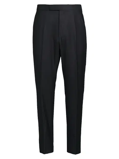 Thom Browne Men's Fit 1 Back-Strap Wool Twill Trousers - Navy - Size XL | Thumbnail 1 Thom Browne Men's Fit 1 Back-Strap Wool Twill Trousers - Navy - Size XL | Thumbnail 1