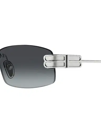 Balenciaga Men's Gossip 62MM Rimless Rectangular Metal Sunglasses | Thumbnail 3 Balenciaga Men's Gossip 62MM Rimless Rectangular Metal Sunglasses | Thumbnail 3