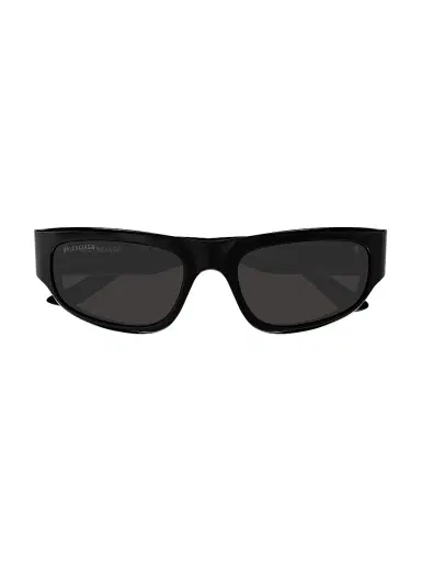 Balenciaga Men's 56MM Rectangular Sunglasses - Black | Thumbnail 3