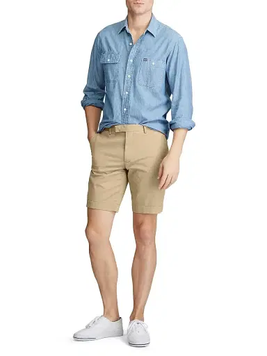 Polo Ralph Lauren Men's Classic Fit Stretch Military Shorts | Thumbnail 2 Polo Ralph Lauren Men's Classic Fit Stretch Military Shorts | Thumbnail 2