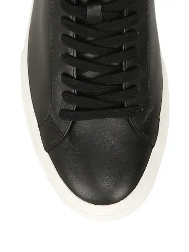 Vince Men's Fulton Leather Oxford Sneakers - Black - Size 9.5 | Thumbnail 4