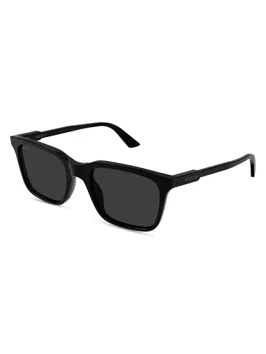 Gucci Men's Light Acetate 53MM Rectangular Sunglasses - Black | Thumbnail 1