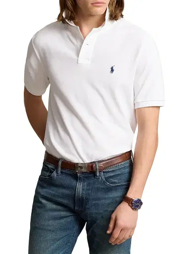 Polo Ralph Lauren Men's Cotton Classic-Fit Polo Shirt - White - Size XXL | Thumbnail 3