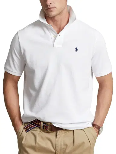 Polo Ralph Lauren Men's Cotton Classic-Fit Polo Shirt - White - Size XXL | Thumbnail 5