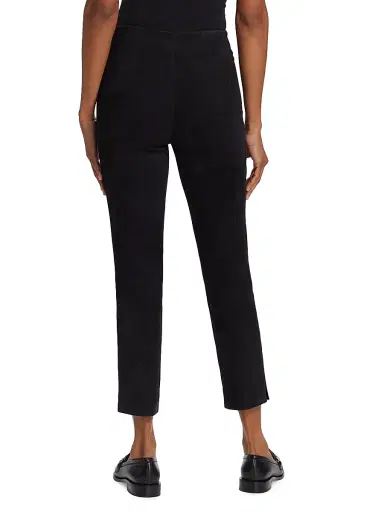 Vince Women's Stretch-Suede Cropped Pants | Thumbnail 5