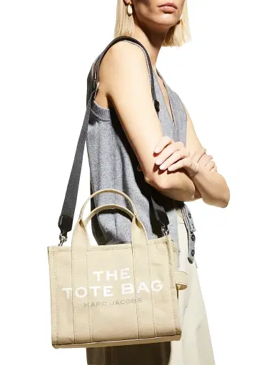 Marc Jacobs Women's The Small Tote - Beige | Thumbnail 3 Marc Jacobs Women's The Small Tote - Beige | Thumbnail 3