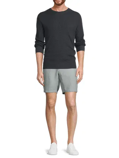 Vince Men's Thermal Crewneck Long-Sleeve T-Shirt - Coastal - Size XXL | Thumbnail 2