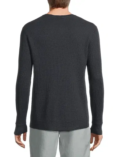 Vince Men's Thermal Crewneck Long-Sleeve T-Shirt - Coastal - Size XXL | Thumbnail 5