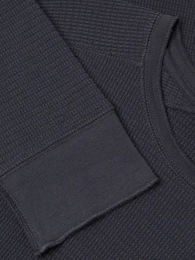 Vince Men's Thermal Crewneck Long-Sleeve T-Shirt - Coastal - Size XXL | Thumbnail 6