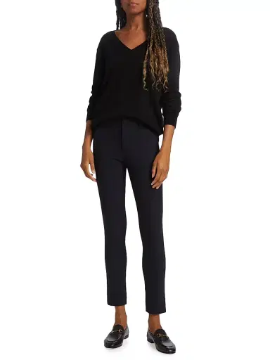 Vince Women's Weekend V-Neck Cashmere Sweater | Thumbnail 2 Vince Women's Weekend V-Neck Cashmere Sweater | Thumbnail 2