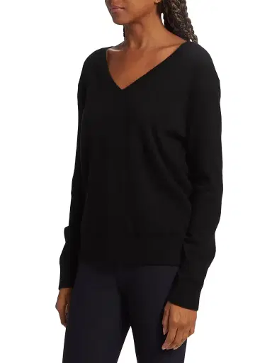 Vince Women's Weekend V-Neck Cashmere Sweater | Thumbnail 5 Vince Women's Weekend V-Neck Cashmere Sweater | Thumbnail 5